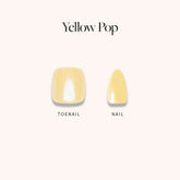 Yellow Pop Mani Pedi