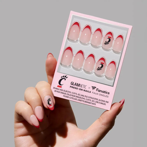 Cincinnati Bearcats Press-On Nail Set