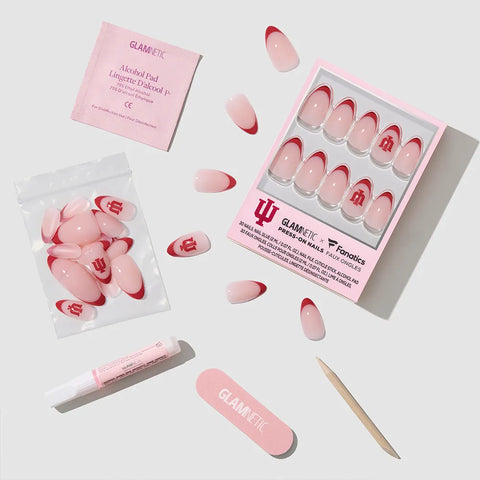Indiana Hoosiers Press-On Nail Set