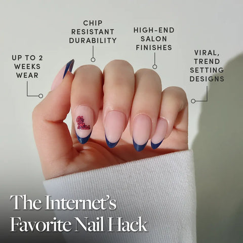 Mississippi Rebels Press-On Nail Set