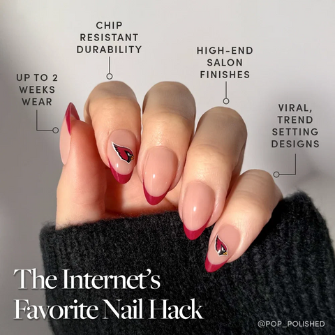 Arizona Cardinals Press-On Nail Set