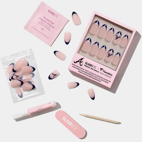 Atlanta Braves Press-On Nail Set
