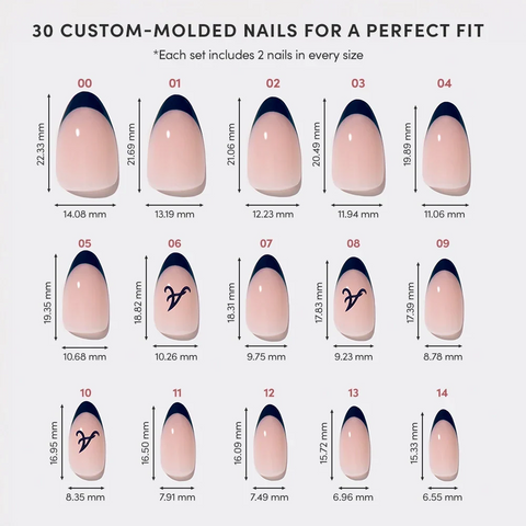 Atlanta Braves Press-On Nail Set