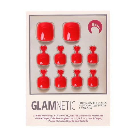 Fiery Red Toenail