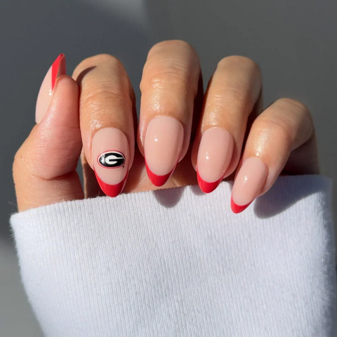 Georgia Bulldogs Press-On Nail Set