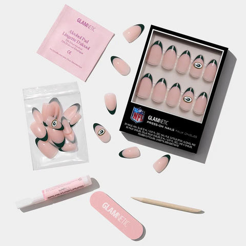 Green Bay Packers Press-On Nail Set