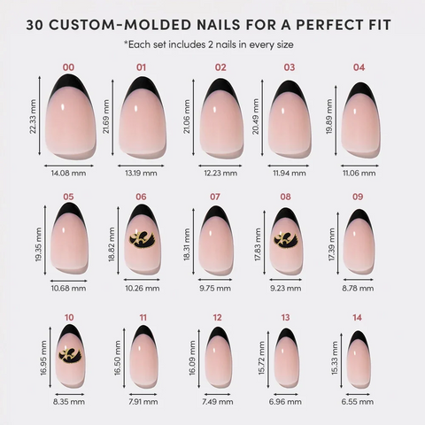 Iowa Hawkeyes Press-On Nail Set