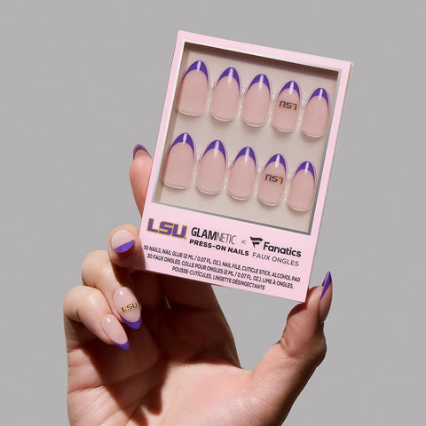 LSU Tigers Press-On Nail Set