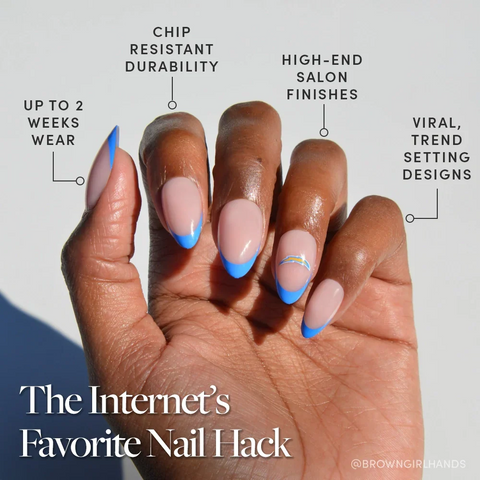 Los Angeles Chargers Press-On Nail Set