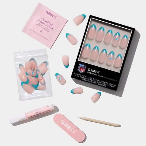 Miami Dolphins Press-On Nail Set