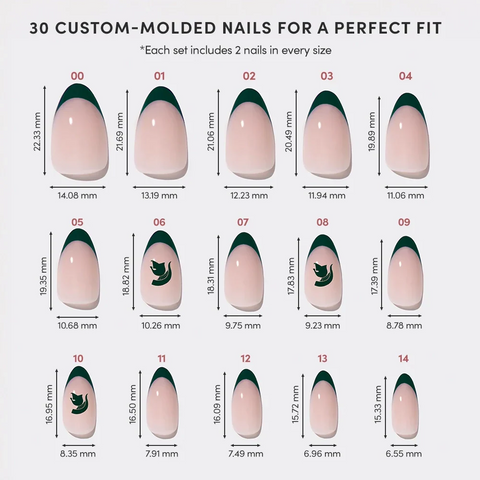 Michigan State Spartans Press-On Nail Set