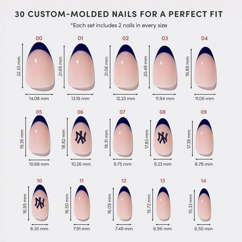 New York Yankees Press-On Nail Set