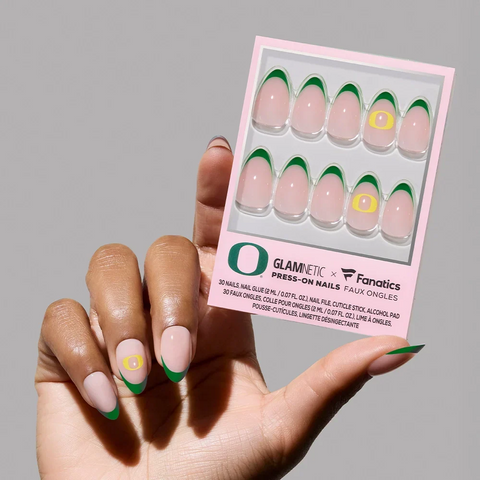 Oregon Ducks Press-On Nail Set