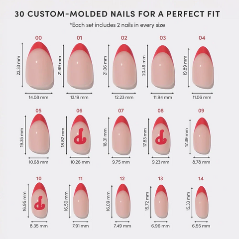 Philadelphia Phillies Press-On Nail Set