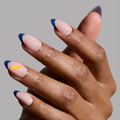 West Virginia Mountaineers Press-On Nail Set